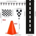 thumbnail image 3 of Set de conos de tráfico y banderas de carreras Skylety de Party Supplies, 3 of 6