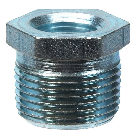 Billco 753288000056 0.5 x 0.25 in. Hex Bushing in Galvanized Steel - pack of 5