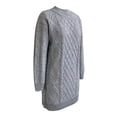 thumbnail image 3 of Suéter Simply Basic Para mujer, talla EG con Cuello Alto Gris, 3 of 4