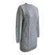thumbnail image 3 of Suéter Simply Basic Para mujer, talla M con Cuello Alto Gris, 3 of 4