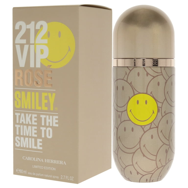 Carolina Herrera 212 VIP Rose Smiley , 2.7 oz EDP Spray - Walmart.com