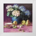 thumbnail image 1 of Strube, Ling 15x15 White Modern Wood Framed Museum Art Print Titled - Hydrangeas with Still Life, 1 of 4