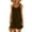Brown, variant on Loopsun Womens Summer Dresses, Dresses for Women, Fashion Cotton Linen Sleeveless Crew Neck Solid Loose Irregular Mini Dress Beige