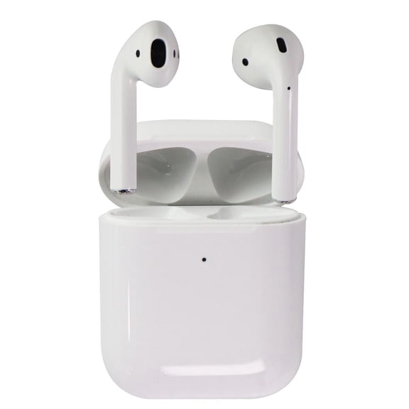 Pre-Owned Apple AirPods (2nd Gen) with Qi Wireless Charging Case (MRXJ2AM/A) - White