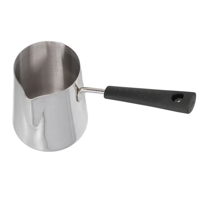 Turkish Coffee Maker, Wide Application Turkish Coffee Pot Glossy Sturdy Durable for Home for Camping for Office