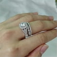 thumbnail image 5 of K-KED 3pcs/set Cubic Zirconia Cocktail Rings for Women Fashion Party Wedding Gifts-9-#2, 5 of 8