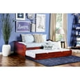 thumbnail image 3 of Furniture of America Terin Wood Kids Cherry Twin Daybed with Trundle, 3 of 6