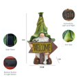 thumbnail image 2 of Garden Gnome Statue With Solar Light,For Outdoor Decorations On Patio,Yard,Lawn, 2 of 5