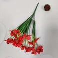 thumbnail image 2 of Hvmvliv Artificial Flowers 2Pc Artificial Flower Real Bridal Wedding Bouquet Home Decoration Orange, 2 of 9