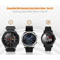 thumbnail image 2 of 6-Pack Screen Protector Compatible with Samsung Galaxy Watch 46mm/Gear S3, HD Clear，Anti-Bubble Tempered Glass Screen Protector [Anti-Scratch] for Galaxy Watch 46mm/Gear S3, 2 of 5