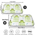 thumbnail image 3 of Balery Frogs And Dragonflies Windshield Sun Shade, Car Front Window Sunshade Cover ,Automotive Interior Portected Blocks Uv Rays For Car Pickup Truck Suv Accessories- Medium, 3 of 7