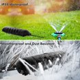 thumbnail image 5 of IP44 Waterproof Outdoor Junction Box (21 x 7 x 7 cm), Weatherproof Extension Cord Cover, Safety Enclosure for Protecting Holiday Decorations, LED Strip Lights, Power Tool, Fountain, Black, 5 of 5