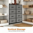 thumbnail image 2 of CCONCETTA 8-Drawer Fabric Dresser Storage Chest for Bedroom, Closet, Entryway, Storage Furniture for Adults, Gray, 2 of 8