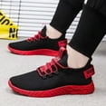 thumbnail image 3 of Large Size Summer Hypersoft Man Shoes Sport Male Sports Shoes Men Running Shoes Men Sneakers Men 2024 Black Yellow Walk GME-0298, 3 of 6