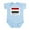 Sky Blue, variant on CafePress - Egypt Flag Infant Bodysuit - Baby Light Bodysuit, Size Newborn - 24 Months