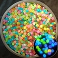 thumbnail image 3 of 500Pcs Glow in The Dark Stones Garden Pebbles Rocks Indoor Outdoor Decor Luminous Stone for Walkways Driveway Yard Grass Fish Tank Halloween Decoration Large Bag Multi-color, 3 of 9