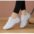 thumbnail image 5 of Girls Black Cheer Shoes White Cheerleading Shoes for Girls Breathable Youth Cheeerleading Dancing Shoes Competition Training Sneakers, 5 of 9