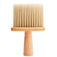 thumbnail image 1 of Cepillo para plumero de cuello de barbero, cepillo de cuello profesional y suave para cortar el pelo, plumero de cuello con mango de madera, 1 of 5