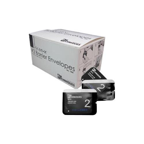 Air Techniques 73248-2K ScanX Phosphor Plate Barrier Envelopes Bulk Size #2 1000/Bx