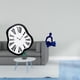 thumbnail image 2 of Juego de relojes de pared, reloj de pared distorsionado, reloj electrónico, reloj con números , figura de pensador abstracto, escultura de arte, 2 of 8