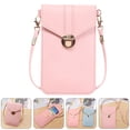 thumbnail image 5 of 1pc Retro PU mujeres monedero teléfono Mini bolsa cruzada bolso de hombro regalo, 5 of 5