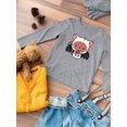 thumbnail image 3 of Cute Vampire Kitten W Candy Long Sleeve Toddler -Image by Shutterstock,  4 Toddler, 3 of 4