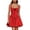 Red, variant on Corset Dresses for Women Spaghetti Straps Short Mini Floral Lace Bustier Dress Summer Boho Sundress Graduation Party Mini Dress