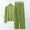 Green, variant on Blmnix Bamboo Pajamas Pajama Set Modal Pajamas Sleepwear Sets Pajamas Wide-Leg Mock Neck Pink Long Sleeve Full Pajama Shorts Women,XXL