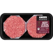 All Natural* 85% Lean/15% Fat Angus Ground Beef Steak Burgers, 4 Count, 1.33 lb Tray