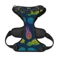 thumbnail image 5 of Lsque Abstract Bright Pineapple Fruit Retro Dog Harness, No-Pull Pet Harness with 2 Leash Clips, Adjustable Soft Padded Dog Vest with Easy Control Handle for Large Dogs-Large, 5 of 9