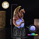 thumbnail image 1 of Base de resina de Lava para Halloween, estatuas de dragón luminiscentes, huevos de dinosaurio, dragón sagrado de batalla, adornos para decoración de Halloween, regalos, 1 of 4
