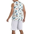 thumbnail image 2 of Pofeuu Undersea Animals Print Basketball Jersey, Shirts for Men Youth Basketball Jersey Crew Neck-Large, 2 of 6