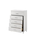 thumbnail image 3 of Pemberly Row Contemporary 5-Drawer Wood Chest in White Finish, 3 of 4