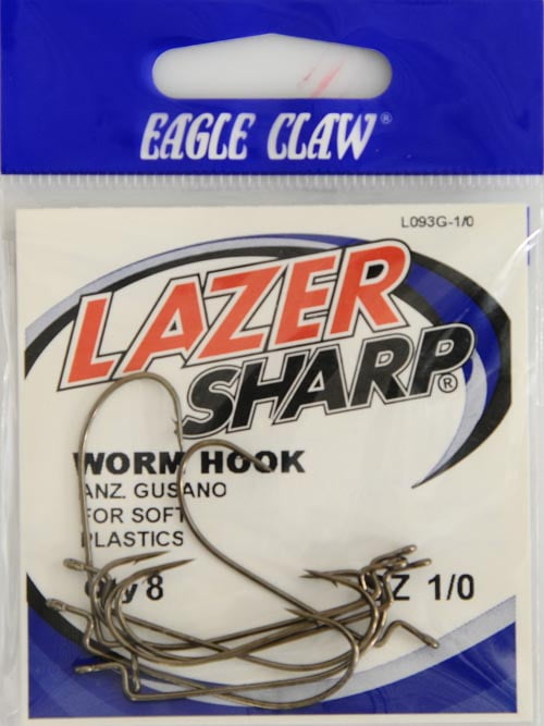 Eagle Claw Bronze Lazer Kahle Hook 10ct Size 2 