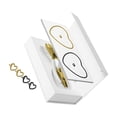 thumbnail image 4 of Guardurnaity Kit de permanente creativo para aniversario fecha actividad suministros para fiestas 1 lver 1 oro Ropa, zapatos y accesorios Miscelánea 1 negro 1 dorado Longitud de la cadena 23 cm., 4 of 6