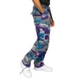 thumbnail image 2 of G-Style USA Men's Relaxed Straight Fit Work Cargo Pants 6CP01 - Purple Camo - 42/34, 2 of 6