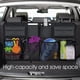 thumbnail image 2 of Organizador de maletero, alfombrillas impermeables, organizador de coche, protectores de respaldo de asiento, almacenamiento de viaje para niños con múltiples bolsillos, red de carga plegable duradera, 2 of 5