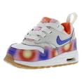thumbnail image 4 of Nike Air Max 1 SE EZ Infant/Toddler Shoes Size 4, Color: Sail/Football Grey/Blue Joy, 4 of 4