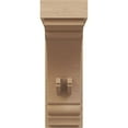 thumbnail image 2 of 6"W x 12"D x 18"H Classic Warren Rough Cedar Woodgrain TimberThane Corbel, Primed Tan, 2 of 6