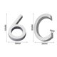 thumbnail image 3 of Números De Dirección De Puerta Letras Pegatinas Para Apartamento Casa Habitación Buzón, 3 of 4