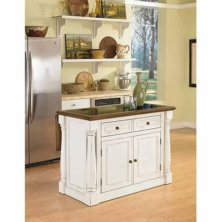 Home Styles Monarch Antiqued White Kitchen Island Home Styles Monarch Antiqued White Kitchen Island