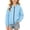 Blue, variant on fatyb Fashion Hoodies for Boys Girls Full Zip up Sweatshirt Kids Comfortable Hooded Jacket with Pockets