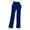 Blue, variant on Women's Lightweight Wide Leg Sweatpants, High Waist Flowing Trousers with Elastic Waistband and Side Pockets, Petite-Friendly Baggy Joggers for Casual Wear and Lounge Comfort Grey S