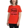 thumbnail image 4 of "Give A Girl The Right Jewelry And She Can Conquer The World" Quote Relaxed T-Shirt, 4 of 10