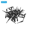 thumbnail image 3 of Unique Bargains 2BA Thread Plastic Soft Tip Dart Points Replacement Accessories, Black 90 Pack, 3 of 7