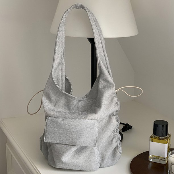Bolso casual para mujer Bolso de mano plisado plegable Bolso diario transpirable para damas y niñas