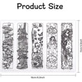 thumbnail image 2 of Fairytale Bookmarks Clear Stamps Mermaid Bookmarks Labels Clear Silicone Stamp Mushroom Bookmarks Transparent Silicone Clear Stamps Seal for DIY Scrapbooking Journal Album Craft DIY, 2 of 7