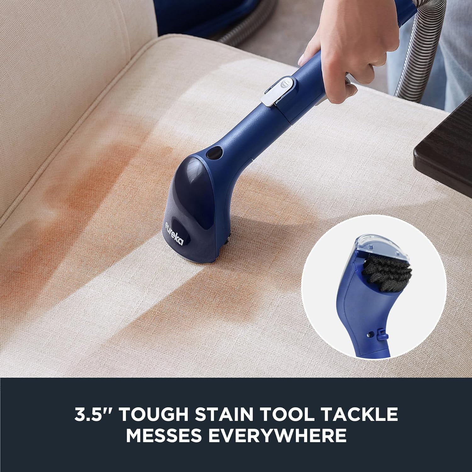 Eureka Carpet and Upholstery Cleaner, Portable, Spot Cleaner for Pets, Large Water Tank, Blue