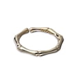 thumbnail image 2 of Anillo abierto Qarigey ajustable para mujer en plata y oro, 2 of 6