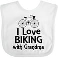 thumbnail image 3 of Inktastic Biking with Grandma Cycling Boys or Girls Baby Bib, 3 of 4